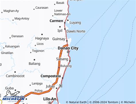danao city map|Detailed Road Map of Danao City .